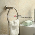 Free Shipping Wholesale and Retail Stainless Steel Round Towel Ring Towel Holder Bathroom Hand Towel Ring