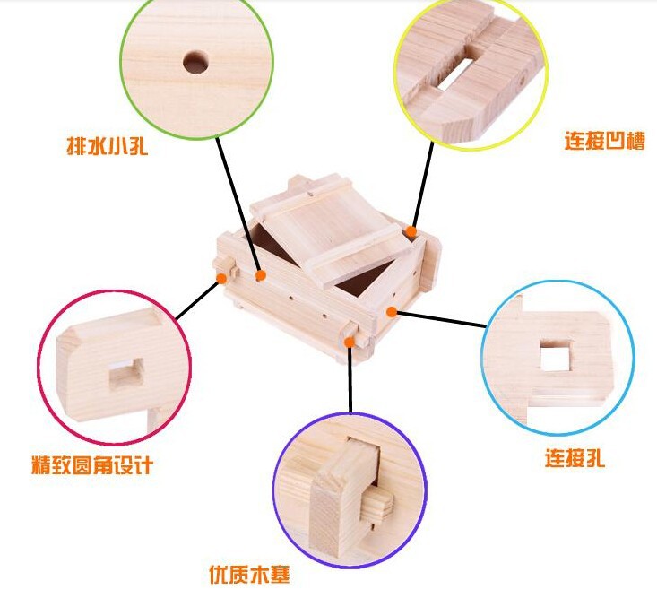 Hand-crafted Tofu Making Mold and Press Kit-7