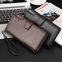The new 2016 PU leather baellerry leisure man purse long hand bag thirty percent handbags wallet mobile phone packages