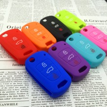 Silicone Key Cover Car Keychain for KIA 2012 RIO K2 K5 Sportage R forte CERATO Hyundai i20 i30 i35 iX20 iX35 Solaris Verna