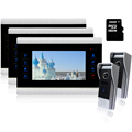 Homefong Wired 7 inch Color Video Door Phone Intercom Doorbell System indoor Monitor IP 65 Waterfroof