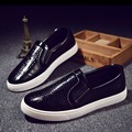 MIVNSKVE size 39 44 casual men shoes slip on genuine leather men loafers luxury brand male