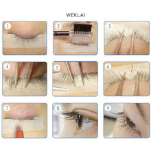 Individual 200pcs Set Paper Patches Eyelash Tape Stickers Eye Pads Lash Extension Tools Makeup Tools Free