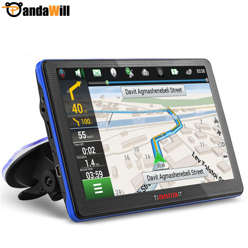 Image of 7 inch Car GPS Navigation Capacitive screen FM Built in 8GB/256M WinCE 6.0 Map For Europe/USA+Canada Truck vehicle gps Navigator