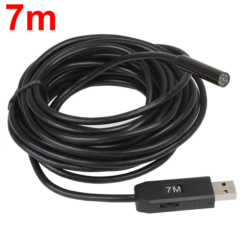Sale! Endoscope 7m USB Cable Waterproof 6 LEDs HD ...