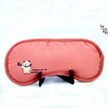 Cotton Embroidered Sleep Ice Goggles Cute Cartoon Anti Dark Circles Sleep Aid Eye Mask Pink Cover