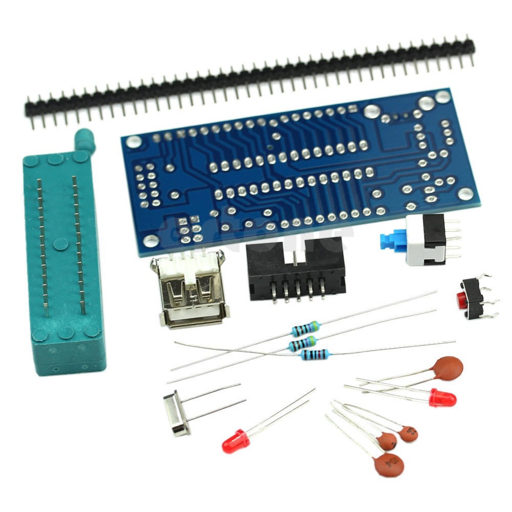 New ATmega8 ATmega48 Development Board AVR Parts and Components DIY Kit