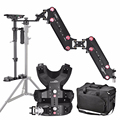 Laing M30S Professional Steadicam Steadycam Carbon Fiber Light weight DSLR Video Camera Stabilizer Vest Sled arm