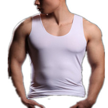 men summer tight fitness sports sleeveless man tees sexy vest basketball exercise men s muscle pro