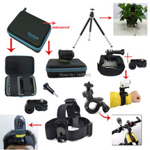 Kit Accessory Waterproof Case Bag Head Wrist Strap Mount Holder for Sony HDR-AS15 HDR-AS30V HDR-AS100V HDR-AS20 Action Cam ZA1