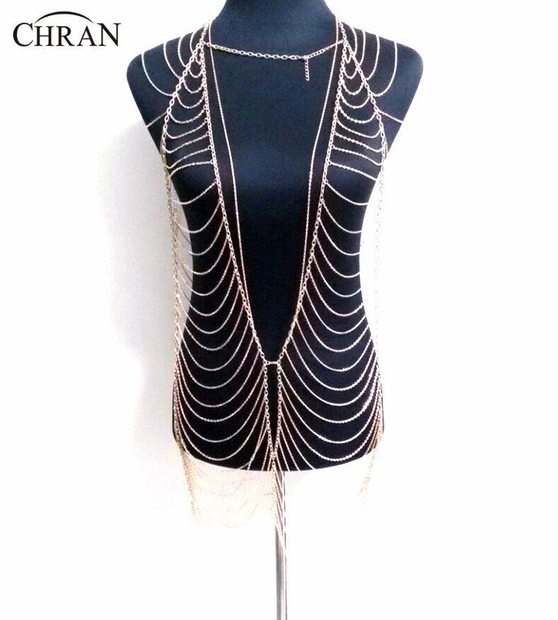 Buy Chran Luxury Gold Tone Sexy Ladies Full Body