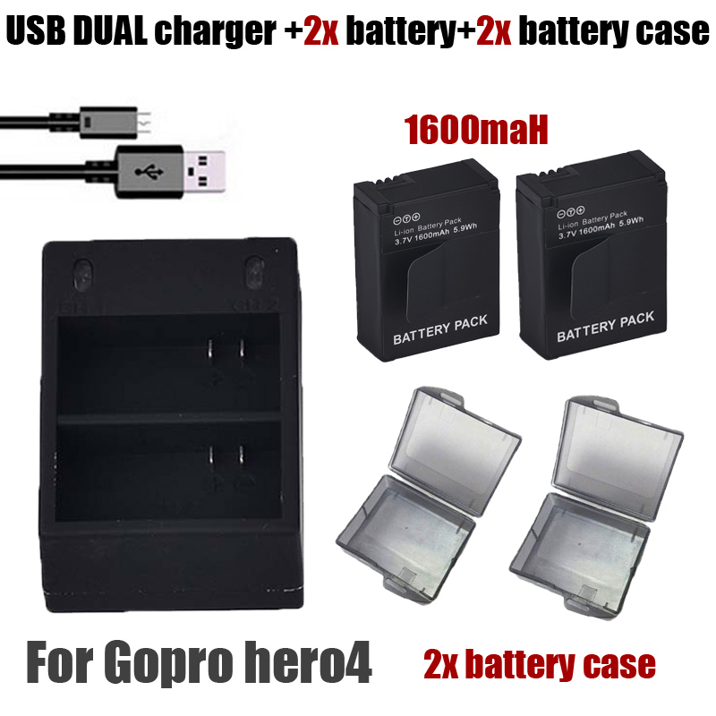 Gopro   2X1600  AHDBT-302 AHDBT-301 201  +    Go Pro HD HERO3 + Hero 3  batteria