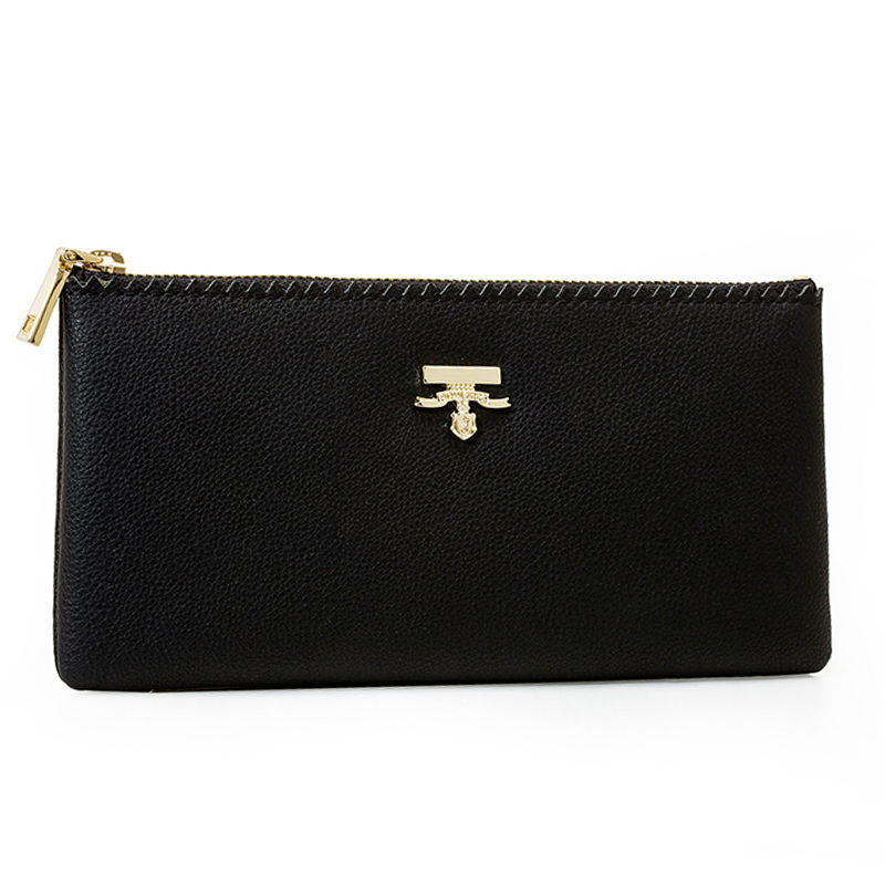 Genuine Leather Day Clutch Famous Brand Women Clutch 2015 Bolsos Carteras Mujer Marca 3 Color