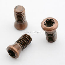 M3.0X8XD4.3 copper color carbide insert torx screws for Indexable CNC cutting tools