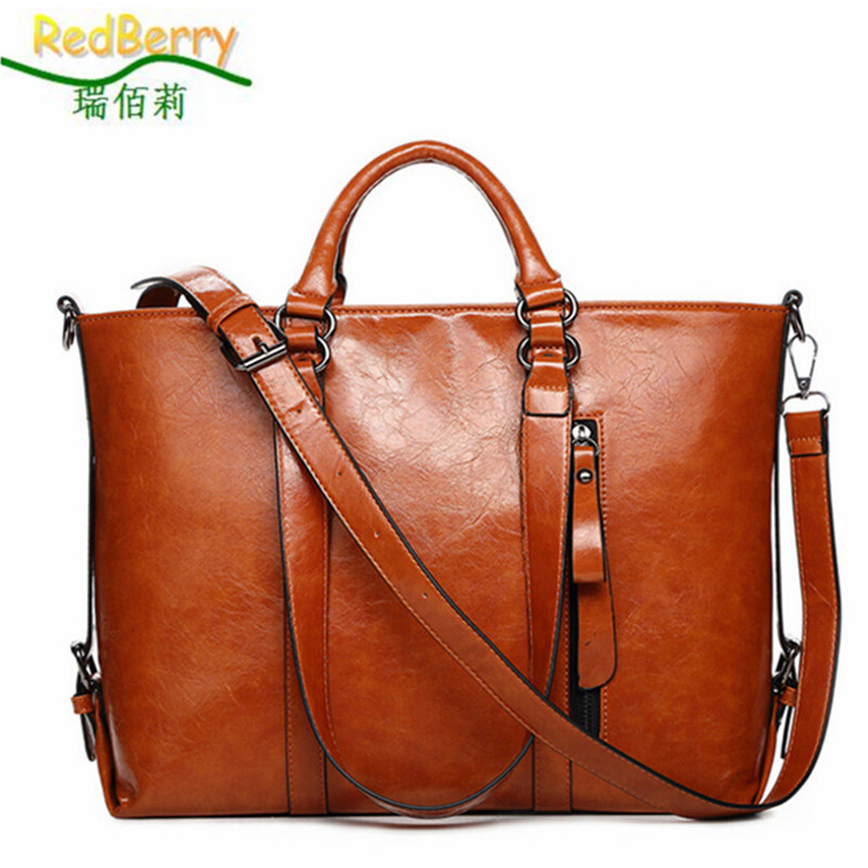 Image of 2015 New Fashion Genuine Leather bags Tote Women Leather Handbags Women Messemger Bags Shoulder Bags Hot Vintage bags popular