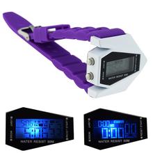 Hot Popular Sports Military Stealth Fighter Multi Function LED Light Digital Women Watch