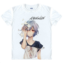 EVA Neon Genesis Evangelion T-shirts kawaii Japanese Anime t-shirt Manga Shirt Ayanami Rei Cosplay shirts 40607634982 tee 314