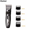 Kemei Portable 110 240V Professional Hair Trimmer Travel Home Cutting Haircut Machine with Titanium Ceramic Blade