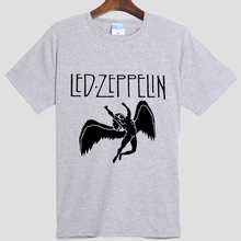 2016 the latest style New Cotton Printed Short Sleeve Zoso T-shirts Led Zeppelin T shirt Tshirt Rock N Roll Band