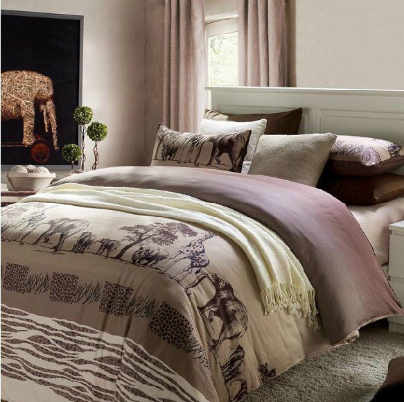 Free Shipping Fashion Home Textile Elephant 4pcs Bed Set free shipping fashion home textile elephant 4pcs bed set