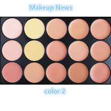 1pcs colors professional Concealer Neutral Palette 15 color Makeup tools scar cream Face Camouflage Body Foundation