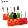 HYTOOS 10 PCS Diamond Nail Drill Bit 3 32 Korund Burr Milling Cutter Manicure Pedicure Tools