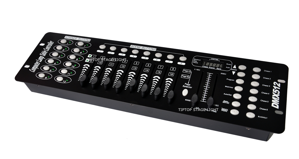 TOPTOP Mini Size Black Housing Computer Lamp Table Controller With LCD