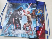 1pcs Star Wars Darth Vader Drawstring Boys Cartoon School Bag Children Printing School Backpacks Gifts for Birthday