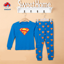 2015 New Design Spring Summer Baby Boys Girls Long Sleeve Clothing Set Children 2 Pieces Cartoon Suit Kids T Shirt + Pants Sets