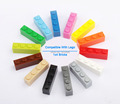 Kids Enlighten Toys Plastic Building Toys Bricks Parts 1x4 Assembling Toys Block Compatible With Lego Baby