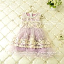Beauty princess dress,wholesale baby girl clothes,summer style lace tutu dresses (5pcs/lot)