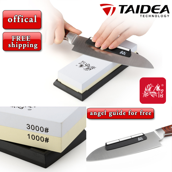 Image of TAIDEA T6310W double Side 1000/3000 Grit Professional Knife Sharpener Sharpening Grinding Stone Whetstone