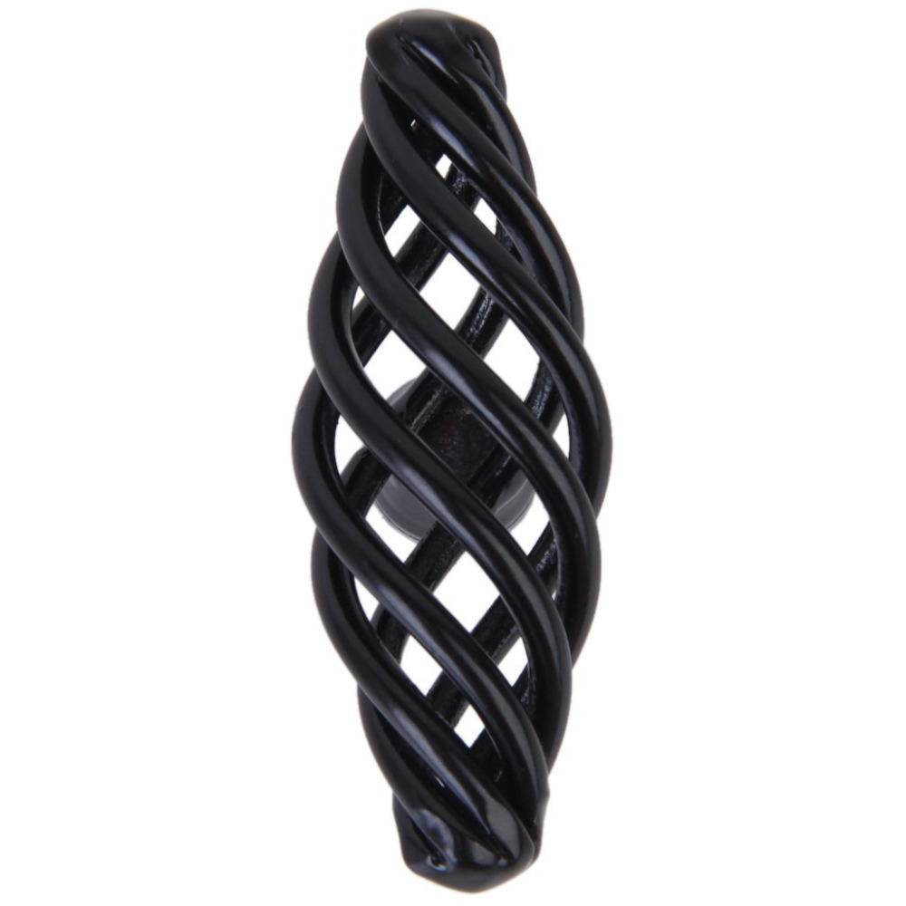 7 cm zwart twist kooi spiraal ontwerp keukenkast kast handvatten ...