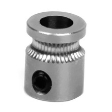 5pcs/lot MK8 Extruder Drive Gear 5mm Bore for 1.75mm Filament 3D Printer Silver