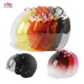3 snap vintage retro motorcycle helmet bubble shield visor shield glass lens ls2 beon Torc Gxt