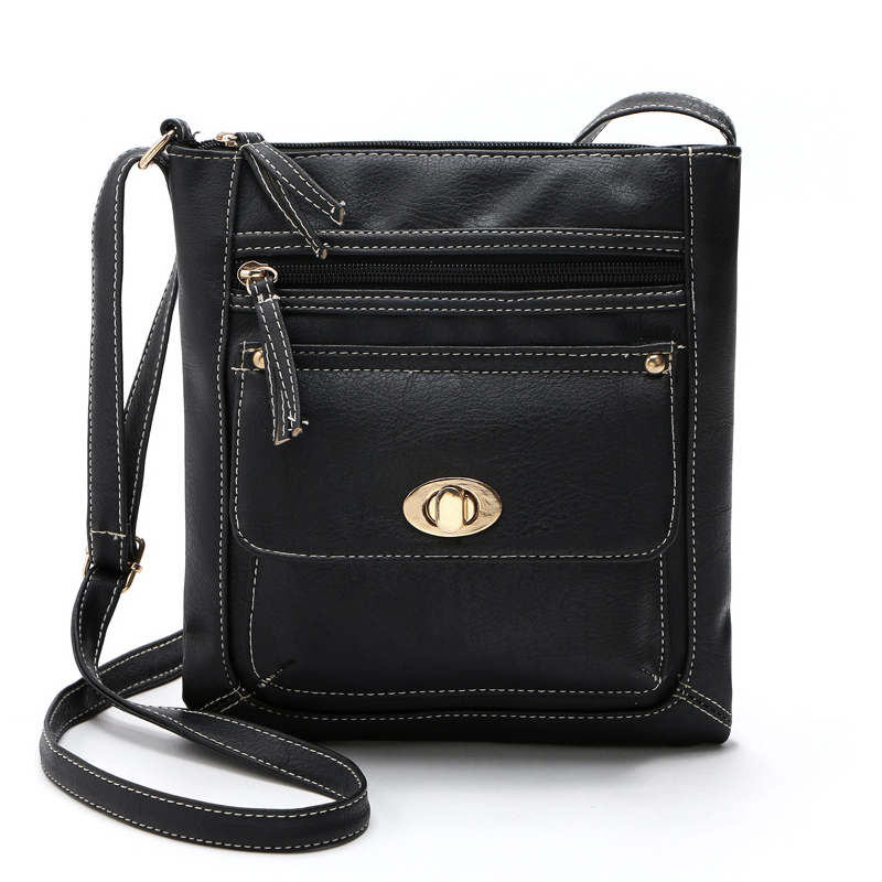 European Style Vintage Women Cross Body Bag High Quality Pu Leather Messenger Bags Female Travel ...