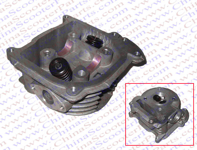 font b GY6 b font 60CC 44MM Cylinder head Assy with valves 139QMB Jonway Jmstar