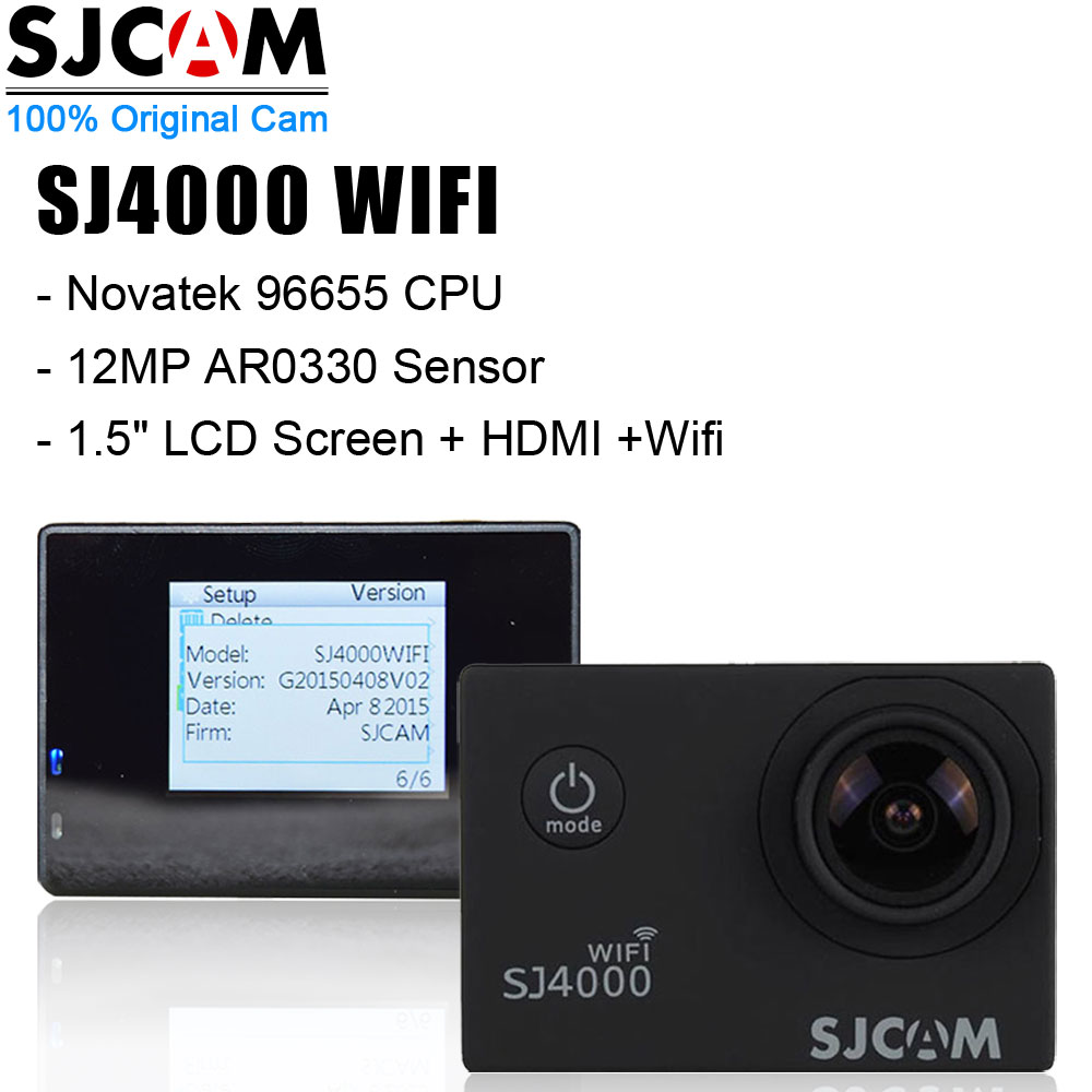 100%  SJCAM SJ4000 Wifi    1080 P Full HD  30   SJ 4000   