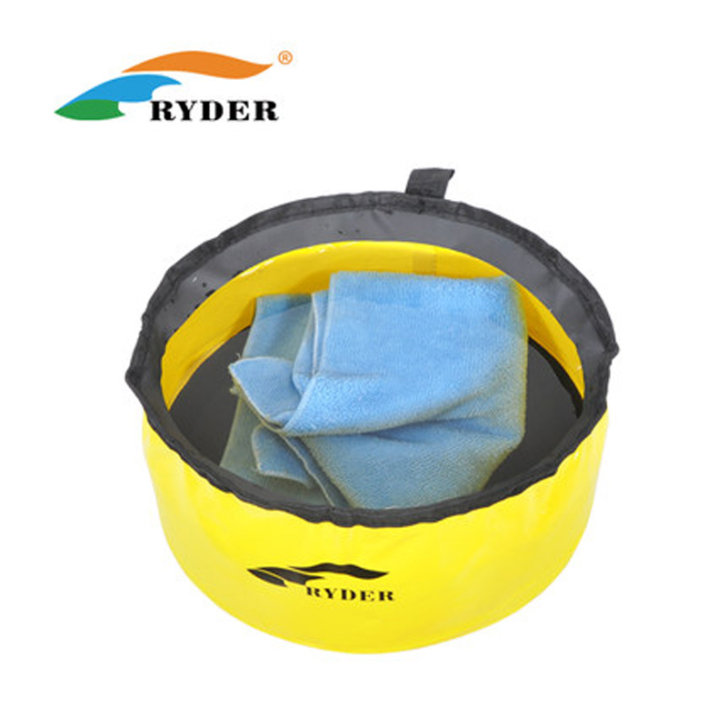 5L Outdoor Round Foldable Water Washbasin Portable...