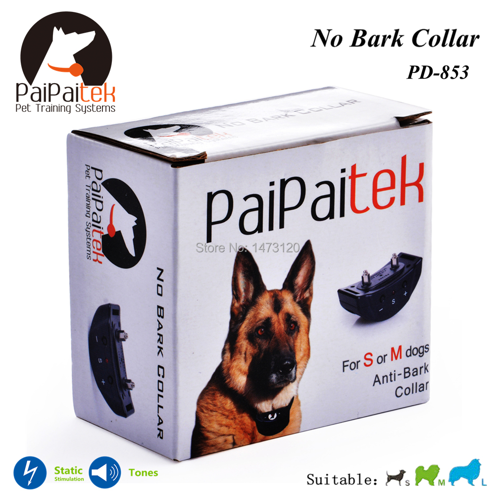 Image of 2016 Newest Automatic Anti Bark Collar Sound & Shock & Electric No Remote Needed Bark Control Dog Training Collar No Bark Collar