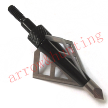 6pcs archery bow broadhead 3 blades carbon crossbow arrow head arrow point for compound bow and