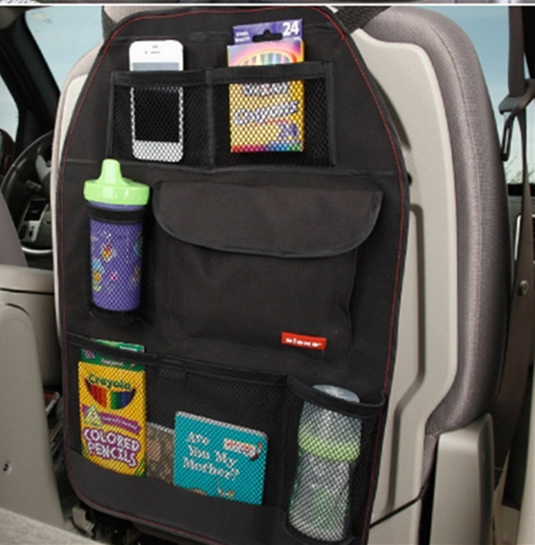 Image of Car Seat Bag Storage Multi Pocket Organizer Car Seat Back Bag Car Accessories