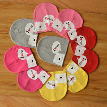 I LOVE DAD MOM Print Baby Hats Knitted Warm Cotton Beanie Hat For Toddler Baby Kids Girl Boy 1 Pcs Cute Kid Cap H018