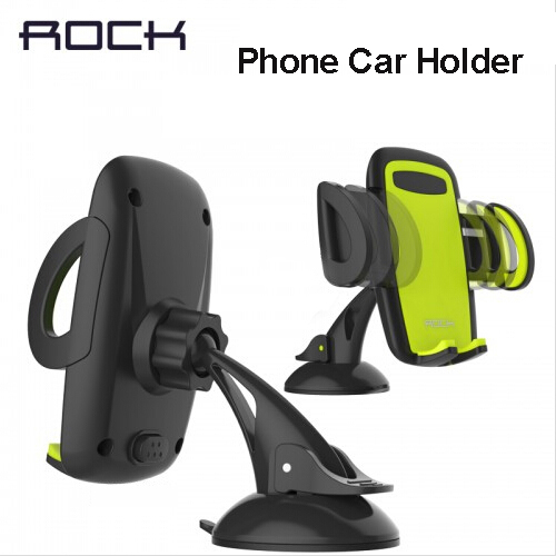 Image of Rock Car Mobile Phone Holder Stand Adjustable Support 6.0 inch 360 Rotate For Iphone 6 Plus/5s For Samsung galaxy S6 s7 edge S5