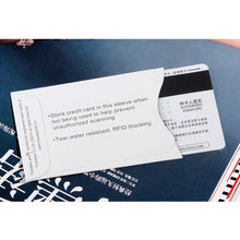 RFID Blocking paper card cover wholesale Smart Credit Card Cover 2016 New Arrival 10 pcs set