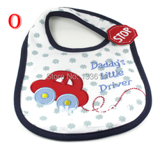 Free Shipping Baby Towel Saliva Waterproof New Kids Cartoon Pattern 3 Layer Toddler Lunch Bibs Drop