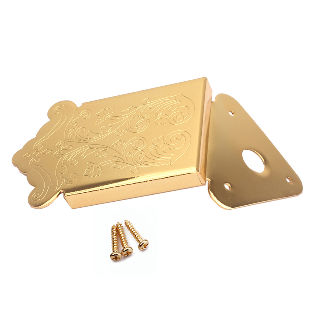 Description Picture 6 of itemGolden /Silver Mandolin Triangle Tailpiece Bridge Screw for Mandolin 8/10/12 loop-end Strings 3-6 Strings Cigar Box Guitar Parts