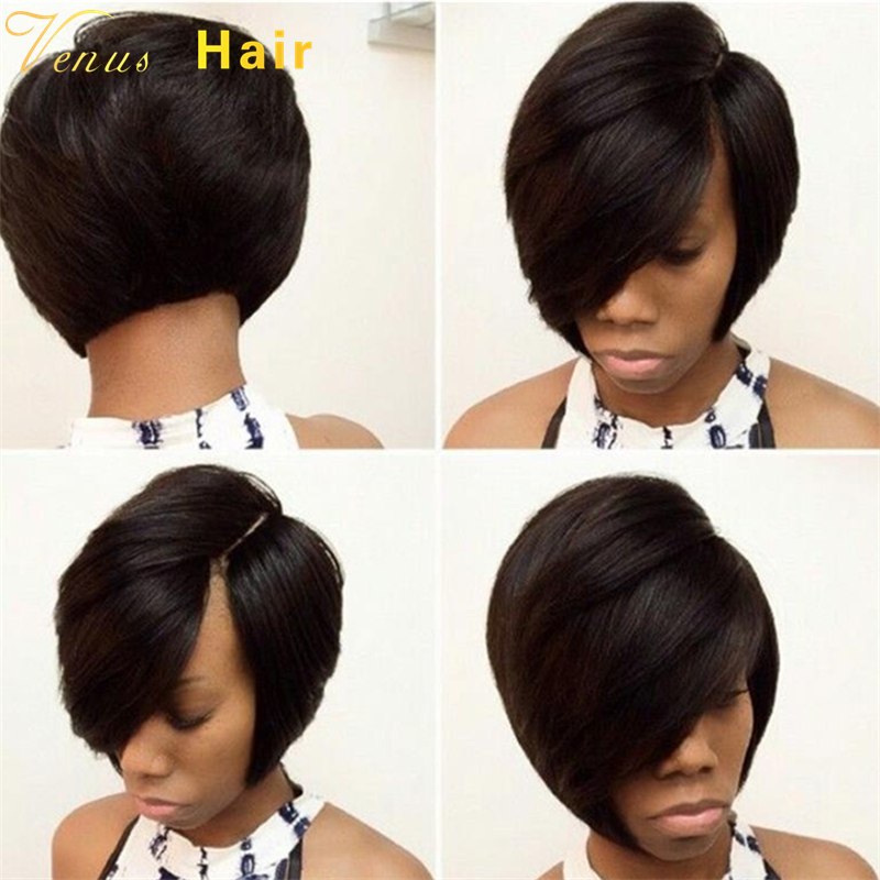 Short Bob Human Hair Wigs Bangs Inches Short Bob Human Hair Wigs Bangs Inches