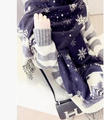 2016 European Style Imitate Cashmere Long Scarf Tassel Shawl snowflake Brand Design Women Winter Spandex Scarves