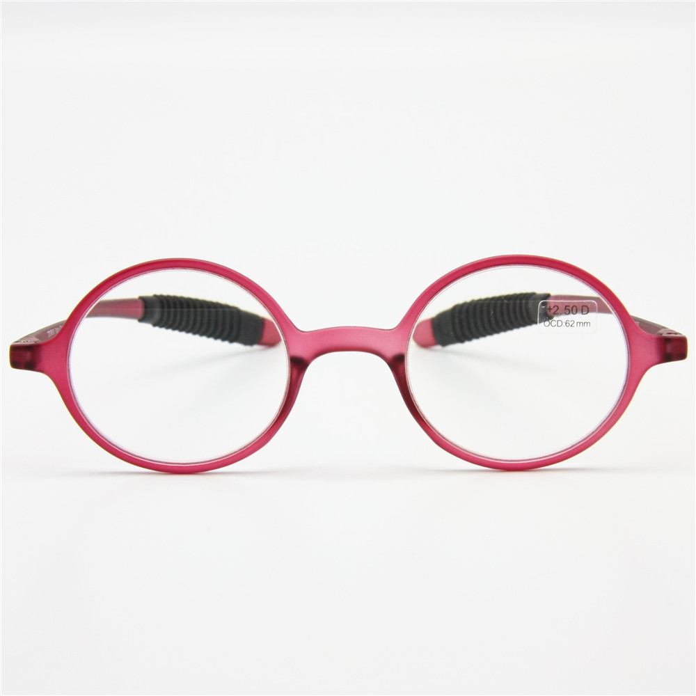 Flexible TR90 Retro Reading Glasses, Women Men Round Frame ...